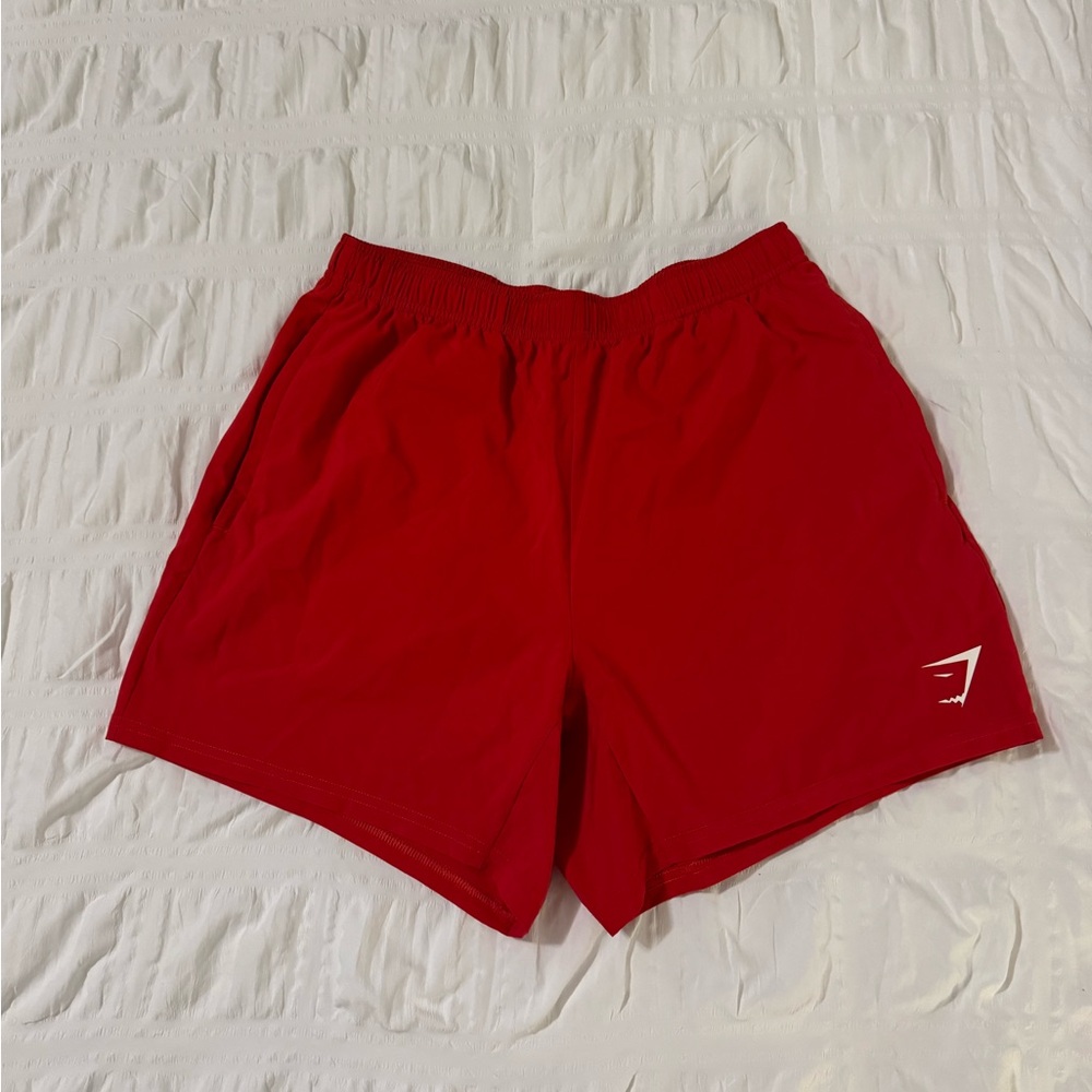Gymshark Red 5” Arrival Shorts